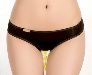 デイリーユース用 フルバック ビキニ 黒色 Mサイズ 横幅4.8センチ ショーツ パンティー panties