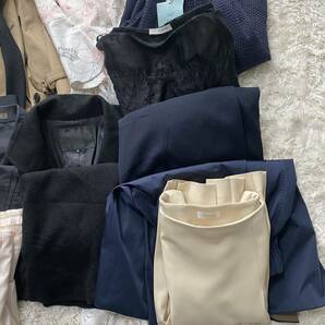 【1円〜】レディースアパレル HYKE ハイクトレンチコート ZARA ポンチョ エブール ebure ワンピース プラダ スカート他各種計15点まとめの画像4