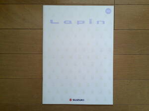 ★☆ラパン(HE21S型中期) カタログ 34ページ 2004年版 スズキ☆★