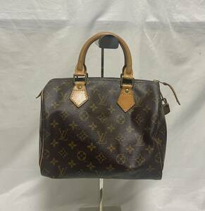 1円〜② 美品 LOUIS VUITTON　ルイ・ヴィトン　ハンドバッグ　スピーディ25 モノグラム M41528 南京錠