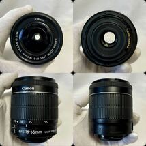 1円〜③ 美品 Canon EOS KISS X7 EF-S18-55mm F3.5-5.6 IS II レンズキット デジタル一眼レフカメラ_画像7