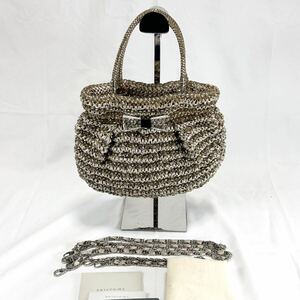  Anteprima 2way handbag ribbon 3way wire bag ANTEPRIMA PVC wire basket bag Mini 