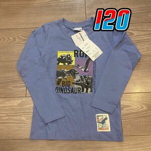 【新品タグ付】120 恐竜　カットソー