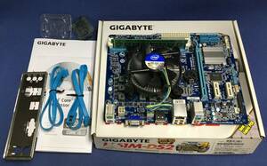 【中古】H61M-DS2 Microマザー + i5-2500K 3.30GHz + 4GB メモリー 動作確認品　#14710