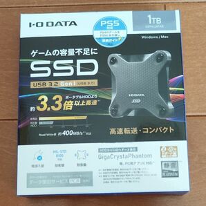 新品未開封品 1TB ポータブルSSD アイ オー データ IODATA 軽量 耐衝撃 PS4 PS5 Mac 対応