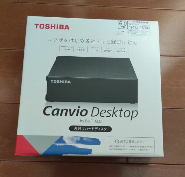 新品未開封品 6TB 外付けハードディスク 東芝 バッファロー TOSHIBA BUFFALO 外付HDD