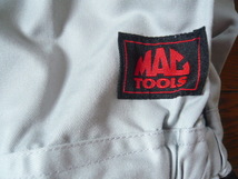 ☆Mac Tools☆マックツール☆つなぎ☆前右胸ロゴロゴ刺繍/左前脇腹ロゴワッペン☆オールインワン☆5Lサイズ☆グレー/ブラック☆新品未使用_画像7