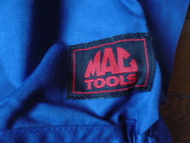 ☆Mac Tools マックツール☆つなぎ☆前右胸ロゴロゴ刺繍/左前脇腹ロゴワッペン☆オールインワン☆4Lサイズ☆ブルー/ブラック☆新品未使用☆_画像7