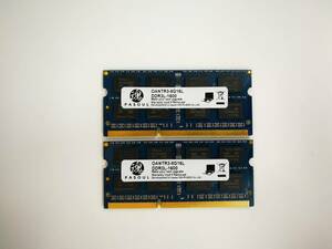  guarantee equipped PASOUL DDR3L 1600 PC3L-12800 memory 8GB×2 sheets total 16GB for laptop low voltage correspondence 