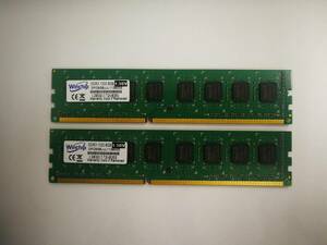 保証あり Winchip DDR3 1333 PC3-10600 メモリ 8GB×2枚 計16GB デスクトップパソコン用