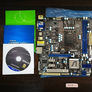 ASRock Z68M/ USB3 / LGA1155 / mATX ジャンク　通電不可