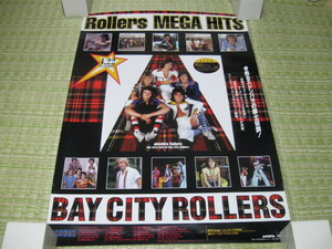 BAY CITY ROLLERS / Rollers MEGA HITS / B2ポスター 未使用品