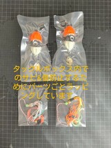 170g×2、計2個！スライドパーツ&カーリー付き！ブレードタイラバヘッド（Fire Fly Squid　蛍烏賊）_画像9