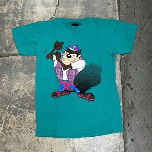 90s Looney TunesTシャツ Tasmanian Devil ダズマニアンデビル　vintage GARMENTGRAPHICSボディ　USA製 アメリカ製　street ヴィンテージ