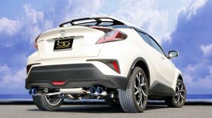 ガナドール C-HR DBA-NGX50 マフラー テール部のみチタニウム製 GVE-033BL GANADOR Vertex 4WD SUV