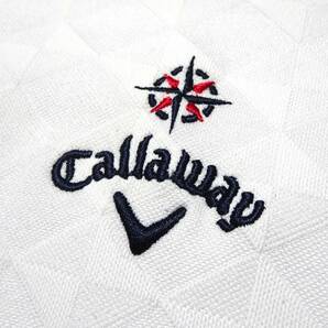 【必見】★Callaway/キャロウェイ/ゴルフ/メンズ/長袖/折柄/デザイン/シャツ★М〔P478〕の画像4