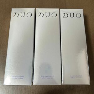 新品未使用 DUO デュオ ザ 薬用ホワイトレスキュー 3本セット 泡状美白美容液
