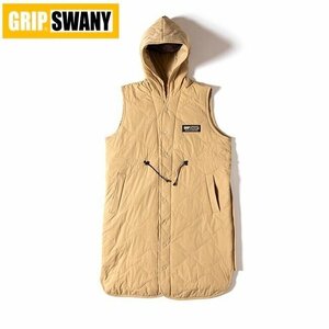 1円SNB/GRIP SWANY グリップスワニー W'S QUILT LONG VEST ウィメンズキルトロングベスト GSW-15 Beige M レディース/キルティング