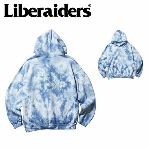 1円SNB/Liberaiders リベレイダース TIE DYE PULLOVER HOODIE タイダイ プルオーバー フーディBlue L 723062103 パーカー/スウェット