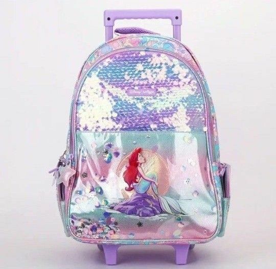 ディズニー リトルマーメイド アリエル　smiggle　キャリーバッグ　リュックえ