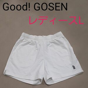 【超美品】GOSEN　ゴーセン　 ショートパンツ ホワイト テニス　ゴルフ