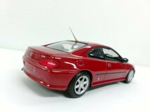 ミニチャンプス 1/43 プジョー 406 クーペ 1997 レッド (2255-116)_画像2