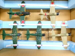 童友社 1/100 翼コレクション 零戦・雷電 など ５種 セット (4122-327)