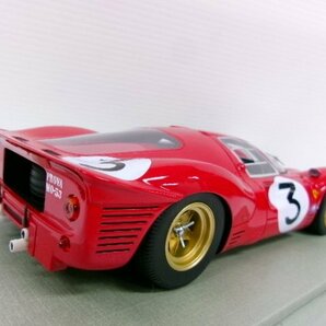 テクノモデル 1/18 フェラーリ 330 P4 #3 モンツァ 1967 SEFAC WINNER C.Amon/L.Bandini 100個限定品 (1331-366)の画像2