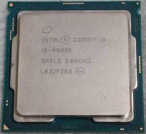 CPU core-i9 9900K SRELS 動作未確認