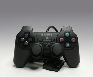 ● SONY 純正 PS2 アナログコントローラー SCPH-10010 ブラック 整備済み デュアルショック2 DUALSHOCK 2 Black SCE 黒