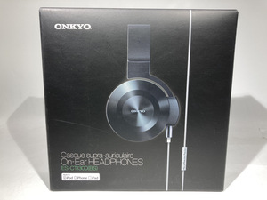 ♪【新品】★1円スタート★ONKYO オーバーヘッドタイプヘッドホン ブラック/シルバー ES-CTI300(BS)【送料無料】2024H1YO6-TGA11H-14-94