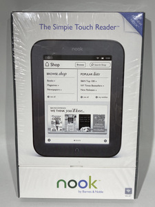 ♪【新品】★1円スタート★Barnes&Noble NOOK Simple Touch (wifi専用)【送料無料】2024H1YO6-TGA11H-14-7