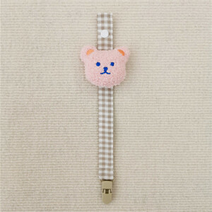 * pink × beige * baby pacifier holder strap clip ysbaby5536 baby pacifier holder toy holder 