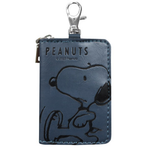 * SN284 Snoopy navy * smart key case smart key case character key case smart key case key cover car 