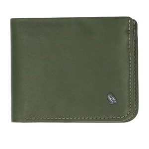 Bellroy Hide & Seek、スリムレザーウォレット、RFID選択可カード12枚までと現金 - RangerGreen