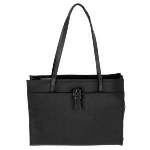 * black business bag lady's a4 high capacity mail order light weight lik route bag .. bag tote bag fastener commuting bag woman 3