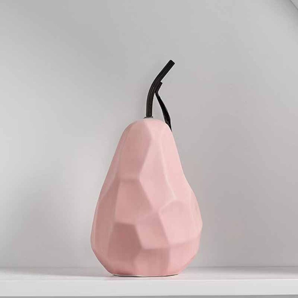 ☆ A Pink x Pear ☆ Object Scandinavian Goods Interior mmobj118a Object Modern Figurine Stylish Fruit Pottery Interior Object, handmade works, interior, miscellaneous goods, ornament, object