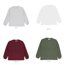 ☆ ネイビー ☆ ＬＬサイズ ロンt メンズ ブランド 通販 goodwear 長袖 tシャツ ロングスリーブ グッドウェア おしゃれ シンプル 無地 ア_画像9