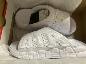 Nike Air More Uptempo Slide White 27cm エアモアアップテンポ スライド ホワイト