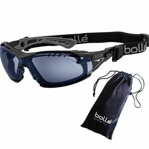 ★【新品・ポーチ付】bolle ボレー　ラッシュプラス　ゴーグル サバゲー サングラス　スモークレンズ　GS