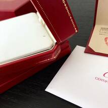 美品 Cartier スパルタカス ホワイトゴールド チェーン ネックレス カルティエ ギャランティ 証明書 化粧箱 付属 国内 直営店 正規品 K18WG_画像8