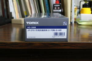 TOMIX made HO-2008 EF81 81 serial number Hokutosei color silk crepe 