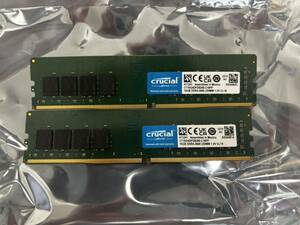 Crucial DDR4-2666 32GB メモリ(16GB×2)