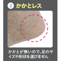 【平日15時まで即日出荷】名前が書けるのびのび（4304）【介護 靴下 むくみ ギプス 装具 名前が書ける】_画像7