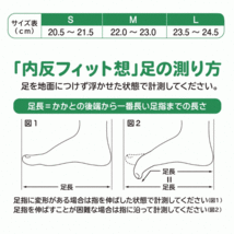 【平日15時まで即日出荷】内反フィット 想【保護 尖足 内反 介護 変形 内反尖足 歩かない 硬直 やわらかい 靴 足カバー 徳武産業】_画像6