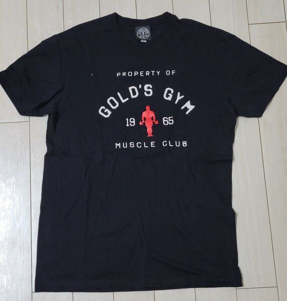 ゴールドジム トレーニングTシャツ 黒 Mサイズ