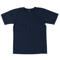 未使用　新品　ステュディオダルチザン　STUDIO D’ARTISAN 9913 吊り編み　Tシャツ　パックT　ネイビー　Lサイズ_画像1