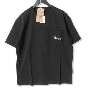 未使用 ANDFAMILYS アンドファミリー ビッグチャグTシャツ XX-23062P BIG CHUG TEE 半袖Tシャツ ブラック 黒 M タグ付き 27105263