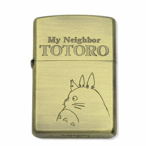 未使用 ZIPPO ジッポー スタジオジブリ となりのトトロ NZ-04 トトロ 横顔 2001年製 MY NEIGHBOR TOTORO 旧モデル 28007191