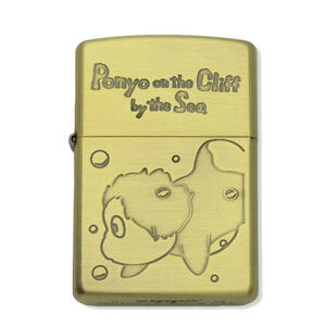 未使用 ZIPPO ジッポー スタジオジブリ 崖の上のポニョ NZ-17 2008年製 Ponyo of the Cliff by the Sea アニメ 映画 28007206